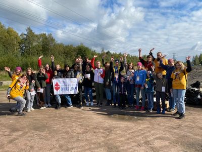 Ученики 453 школы стали участниками «Осеннего Кубка чистоты Санкт-Петербурга 2021»