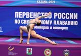 2 серебра и 1 бронзу завоевала Анастасия Астахова на первенстве России по синхронному плаванию