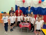 Встреча со спортсменами в детском саду №13