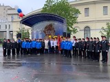 Активисты РДШ Выборгского района приняли участие в параде детских общественных объединений, посвященном 100-летию пионерского движения
